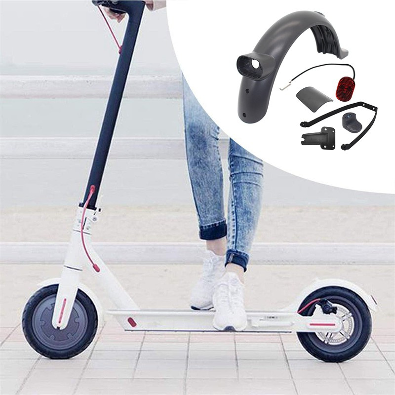 Electric Scooter Fender Kite Scooter Rear Mudguard with Rear Light for Upgraded Xiaomi M365 Pro Pro 2 1S