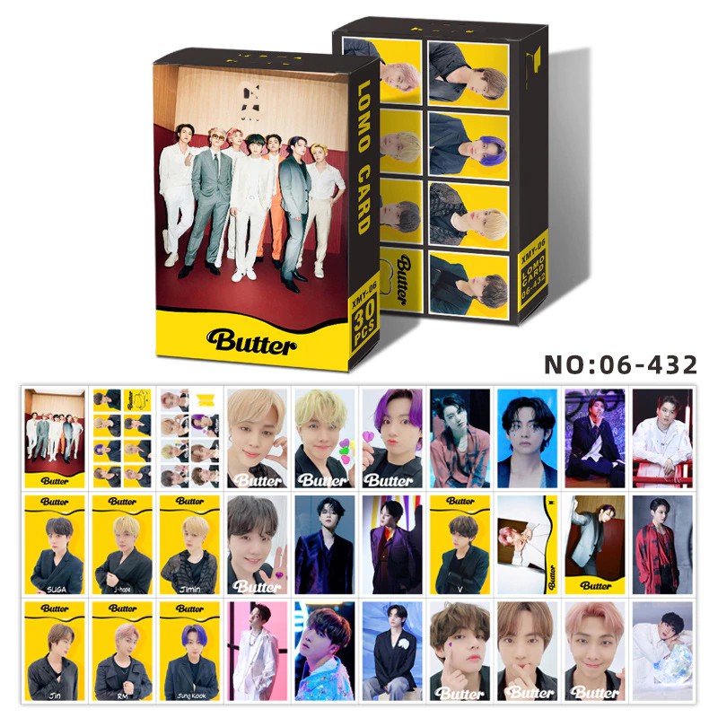 hộp ảnh bts butter ver 30 ảnh cực đẹp