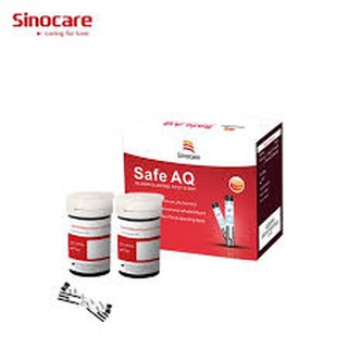 Que thử đường huyết Sinocare Safe AQ (hộp 50 que)