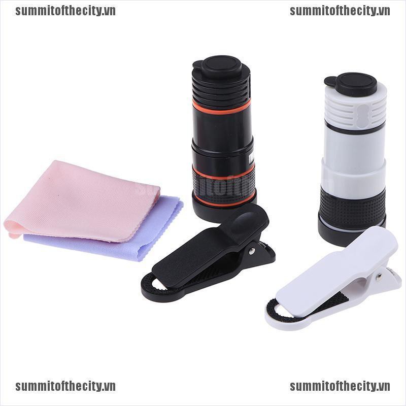 SUN 8x Optical Zoom Lens Telescope Telephoto Clip on for Mobile Cell Phone Camera VN