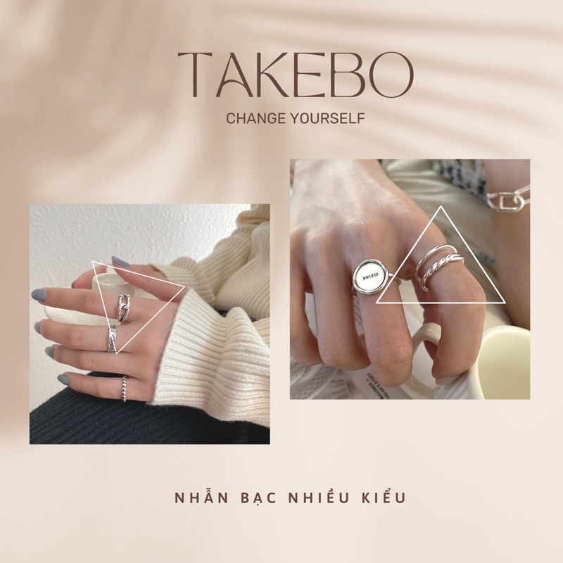 Nhẫn bạc s925 nhiều kiểu dáng thích hợp cho bạn nữ thời trang cá tính (có ảnh thật shop chụp)
