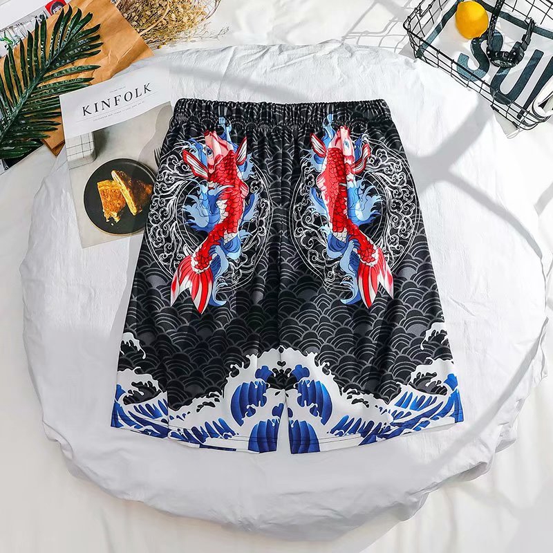 Set of Short Sleeve Shirt + Printed Shorts for Men