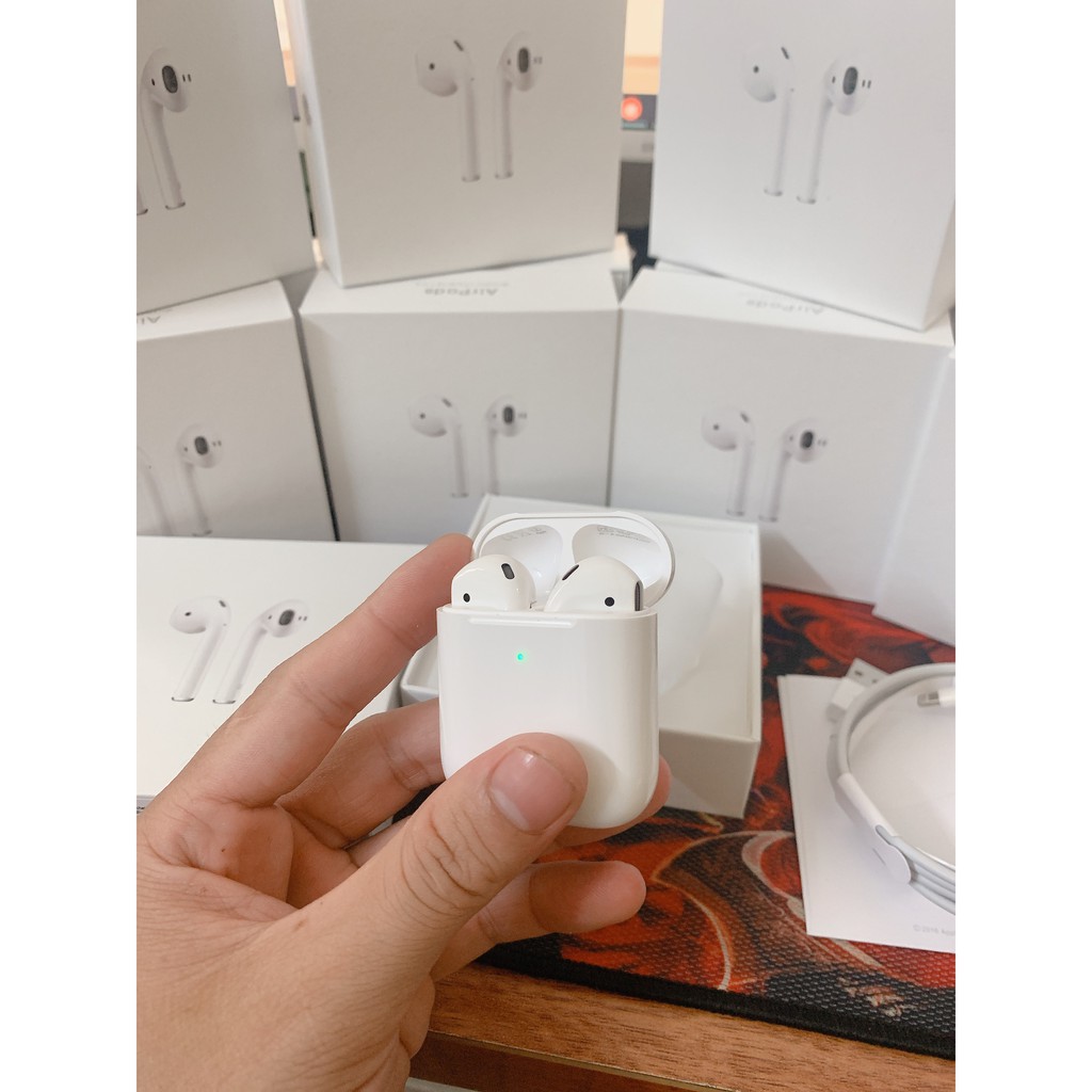 Airpods 2 | Tai Nghe Bluetooth Airpods 2 Đổi Tên Định vị Sạc không dây - Dùng Được Cho Ios Androi