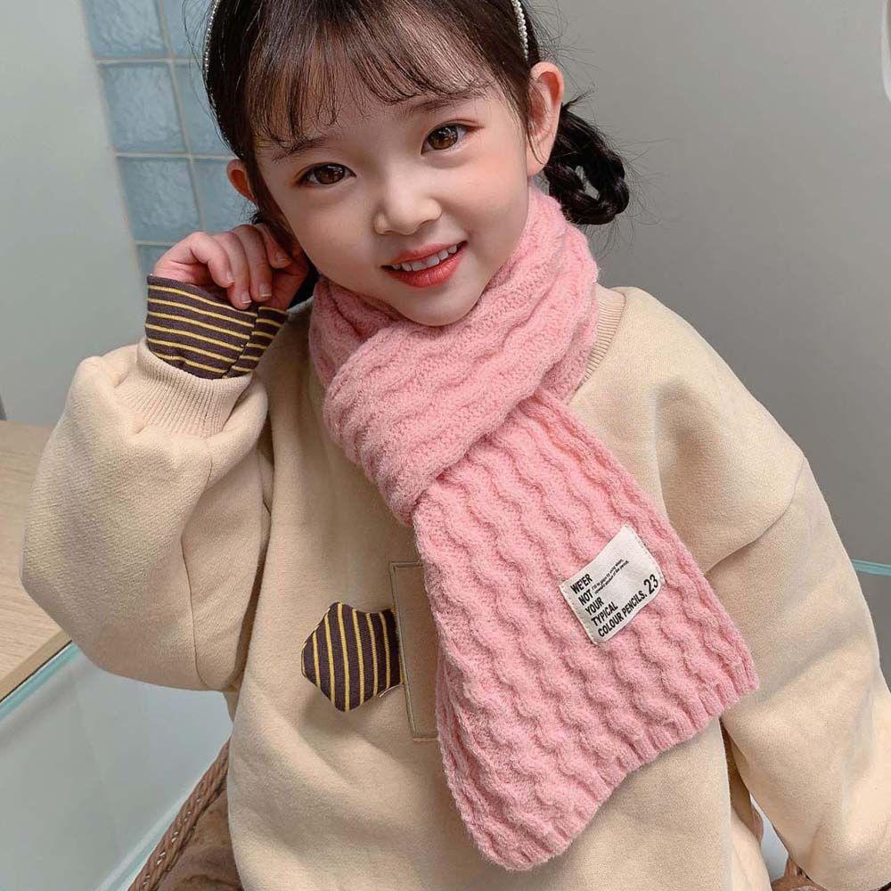 Khăn Choàng Cổ Dệt Kim Giữ Ấm Mùa Đông Cho Bé Trai