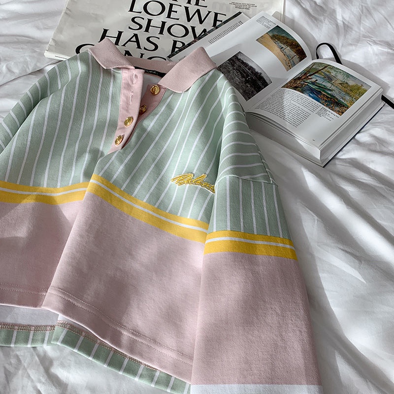 Áo Thun Nữ Dài Tay Cổ Tròn Thời Trang Hàn Mới