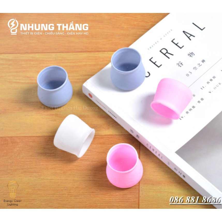 Bộ 4 Lót Chân Ghế - Miếng Bọc Chân Ghế, Chân Bàn Chống Xước Sàn Gỗ, Chống Trơn Trượt