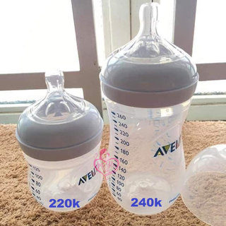 Bình Sữa Chống Đầy Hơi Avent Natural 260ml & 125ml