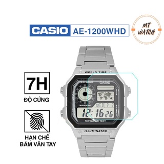 Kính cường lực đồng hồ CASIO mỏng, cứng cáp, chống xước mặt kính AE-1200, B640, B650, A158, GA-2100, La670 MTP-1374
