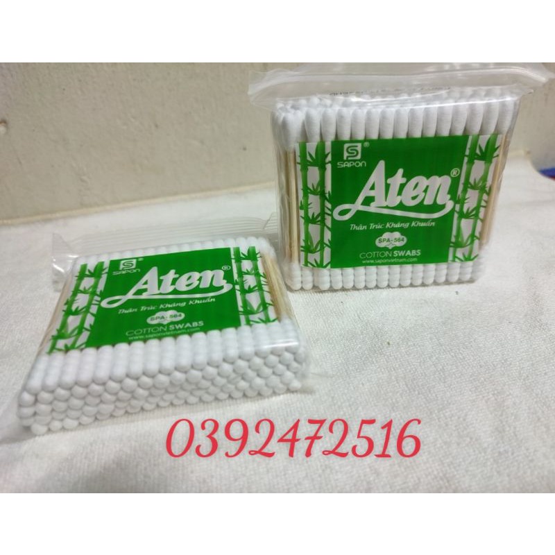 Combo 3 gói tăm bông thân gỗ Aten (Levee).