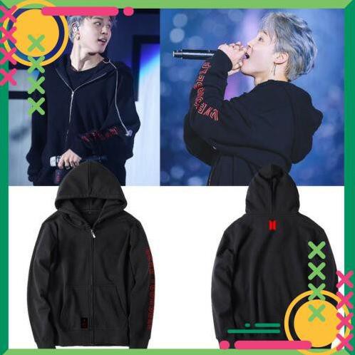 NEW -  (XẢ KHO) [CÓ ẢNH THẬT] Áo khoác BTS WORLD TOUR Speak Yourself Jimin JIN  / co size trẻ em