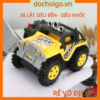 Xe ôtô Jeep đồ chơi chạy pin, chất liệu nhựa ABS an toàn cho bé dochoigo.vn