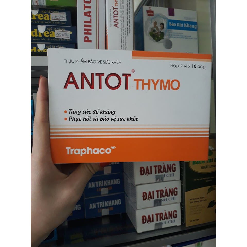 ANTOT THYMO - THỰC PHẨM TĂNG SỨC ĐỀ KHÁNG CHO TRẺ EM VÀ NGƯỜI LỚN