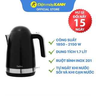 Mua  Mã ELHADEV giảm 4% đơn 300K  Bình đun siêu tốc Delites 1.7 lít FK-1802