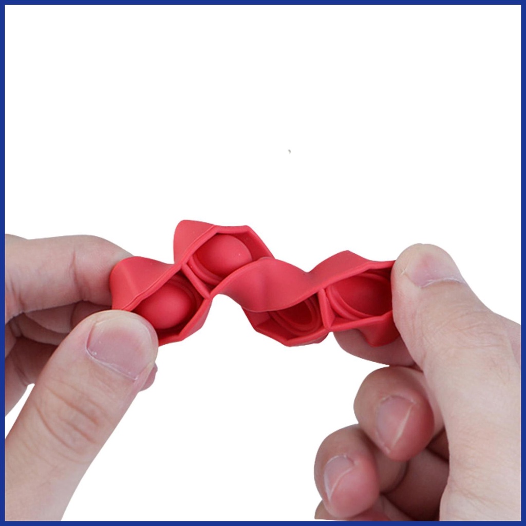 Bộ Đồ Chơi Xếp Hình Bong Bóng Silicone Vui Nhộn