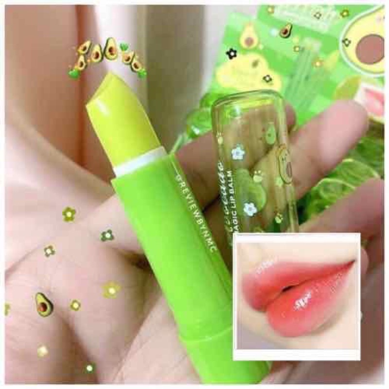 Son Dưỡng Môi Trái Bơ Màu Hồng Tự Nhiên Avocado Magic Lip Balm