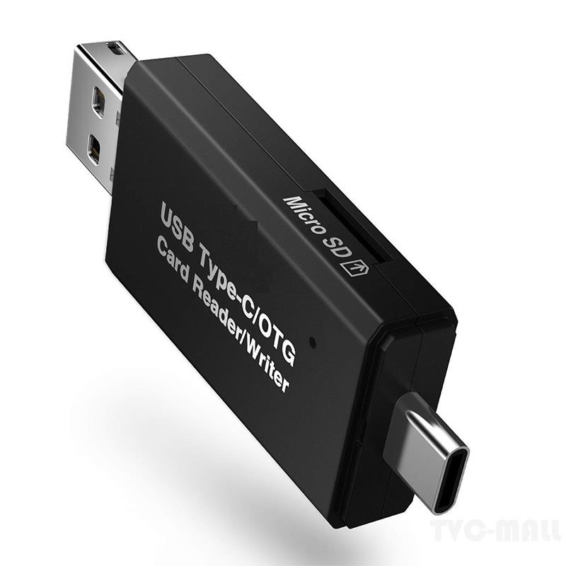 Đầu Đọc Thẻ Nhớ Otg Micro Sd Cổng Usb Type-C