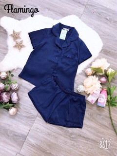 Set lụa áo cộc quần cộc