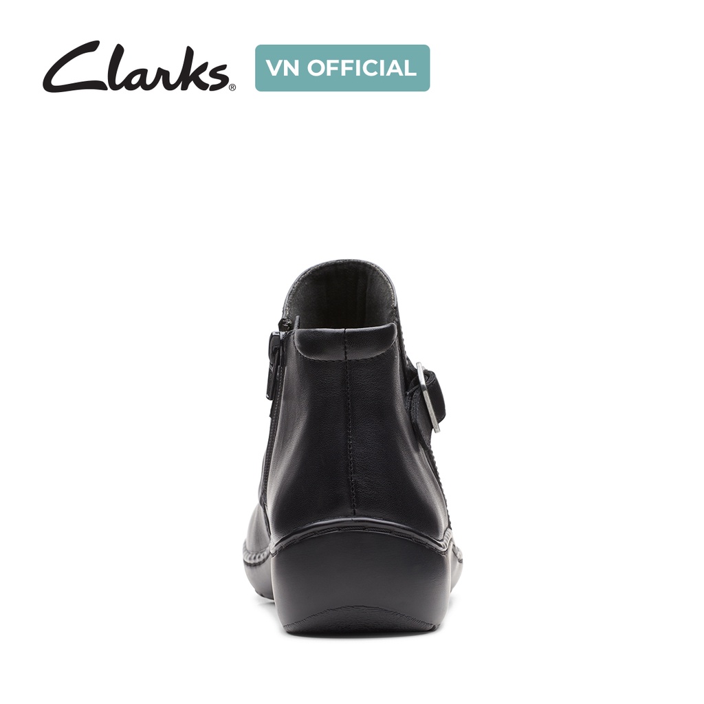 Bốt thời trang nữ CLARKS Cora Rouched màu đen