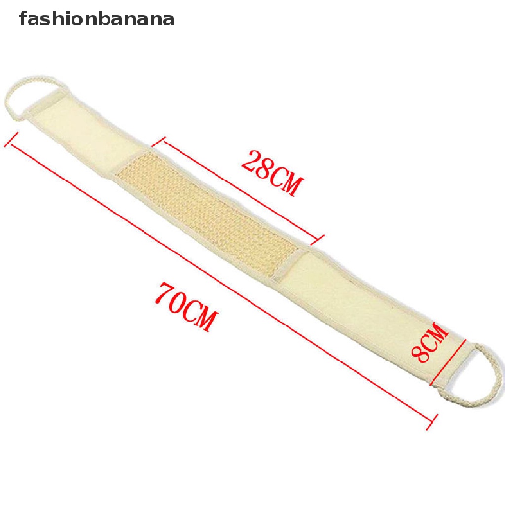 Fashionbanana Exfoliating Loofah Back Strap Bath Shower Body Sponge Body Scrubber Brush TYU