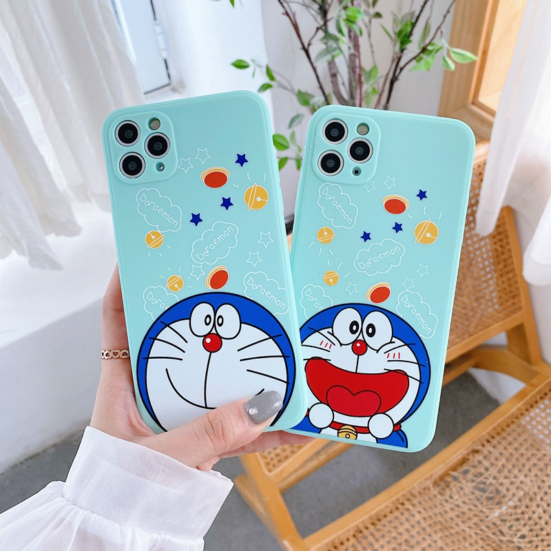 Dễ Thương Ốp Điện Thoại Mềm In Hình Doraemon Cho Iphone 12 Mini 11 Pro Max X Xs Xr 8 7 6 6s Plus Se 2020