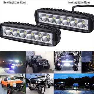 VN 18W 6000K LED Work Light Bar Driving Lamp Fog Off Road SUV Car Boat Truck ET