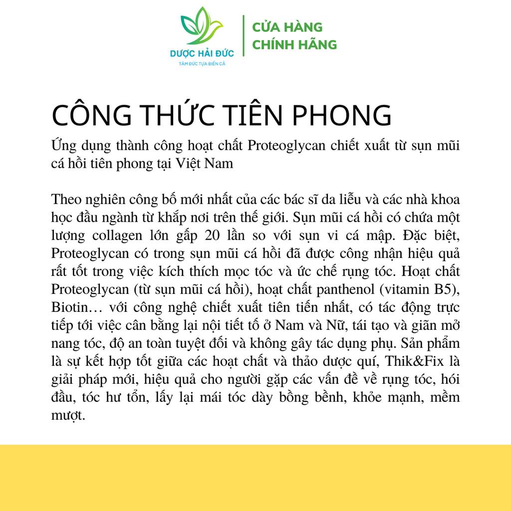 Dầu gội thảo dược Thik&Fix dành cho Nam kích thích mọc tóc, giúp tóc chắc khỏe, sạch gầu loại bỏ bã nhờn