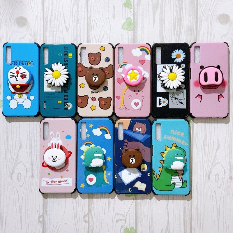 Ốp idm Hàn Quốc kèm pop Samsung A7 2018/A750