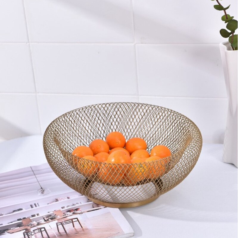 Tô đựng trái cây đẹp mắt FANCY GOLDEN FRUIT BASKET