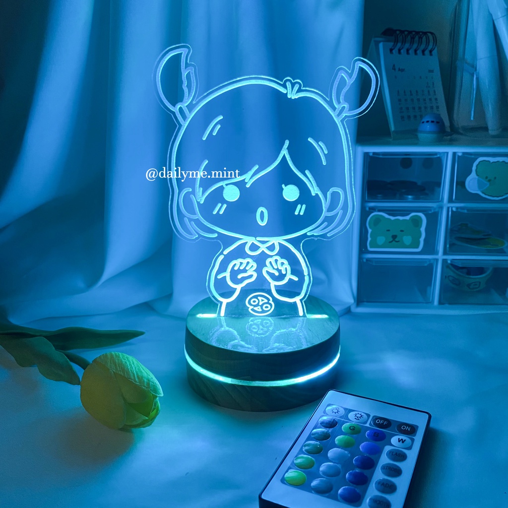 Đèn Ngủ Led 3D Cung Hoàng Đạo - dailyme