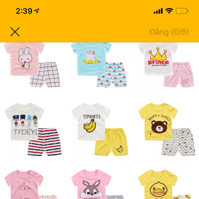 Bộ đồ cotton