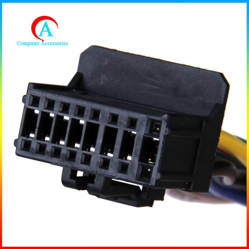 Khung kẹp cổng cắm hỗ trợ đấu dây cáp đầu đĩa cd radio lắp xe hơi