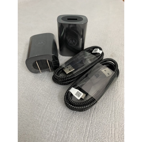 Bộ sạc nhanh Tubor Power chính hãng Motozola 18w - Sạc nhanh gấp 3 lần - Dây cáp dù 1m