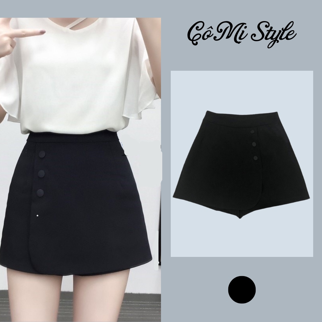 Quần giả váy phối cúc khóa sau chất tuyết mưa from bigsize từ 42kg đến 65kg CV99