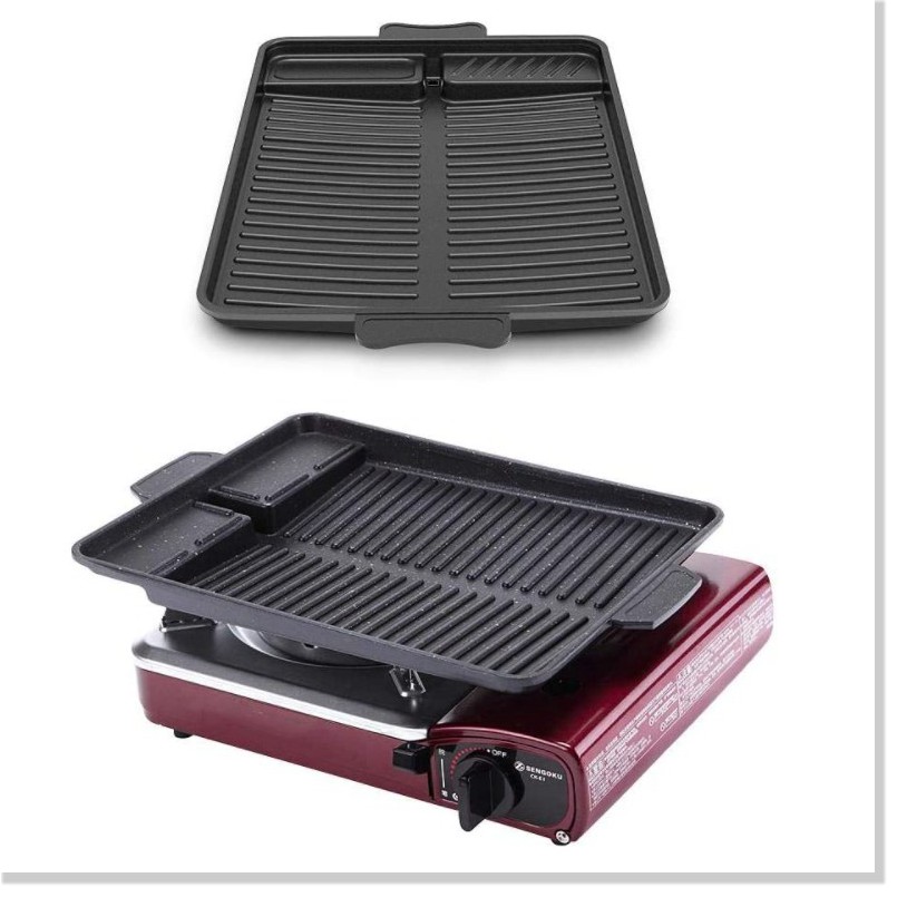 🆕 Chảo nướng bếp Ga Korean BBQ Grill Pan Meat Grill Barbeque Grill Limited