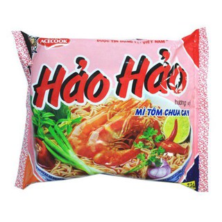 Mì gói Hảo Hảo chua cay 75g Mì tôm hảo hảo