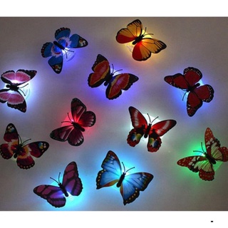 Dây đèn led trang trí - đèn bươm bướm 7 màu