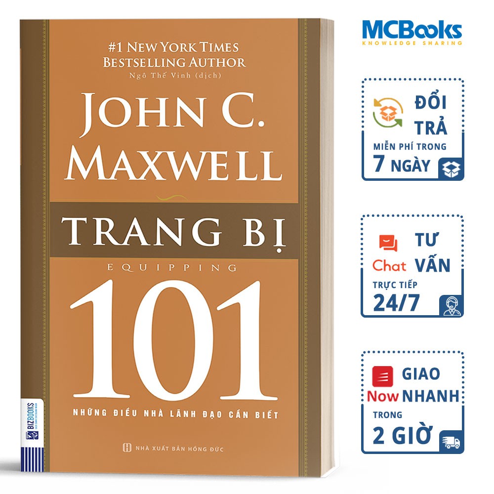 Sách Trang Bị 101 – Những Điều Nhà Lãnh Đạo Cần Biết Bizbooks