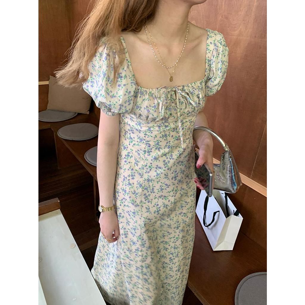 Đầm Tay Ngắn Dáng Ôm In Hoa Thời Trang Mùa Hè 51082
