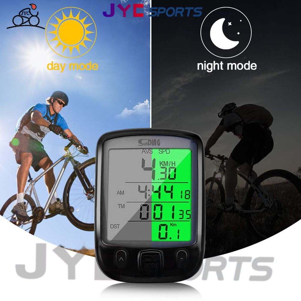 Đồng Hồ Đo Tốc Độ Kỹ Thuật Số Màn Hình Lcd Chống Thấm Nước Cho Xe Đạp / Máy Tính