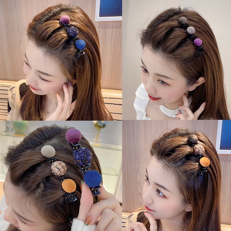 Kẹp Tóc Bện Dây Hàn Quốc Mới Cho Nữ