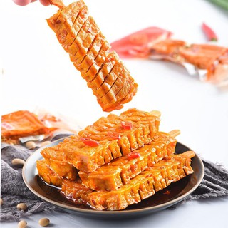 Đậu hũ xiên que vị bbq vị cay siêu thơm ngon - đồ ăn vặt trung quốc