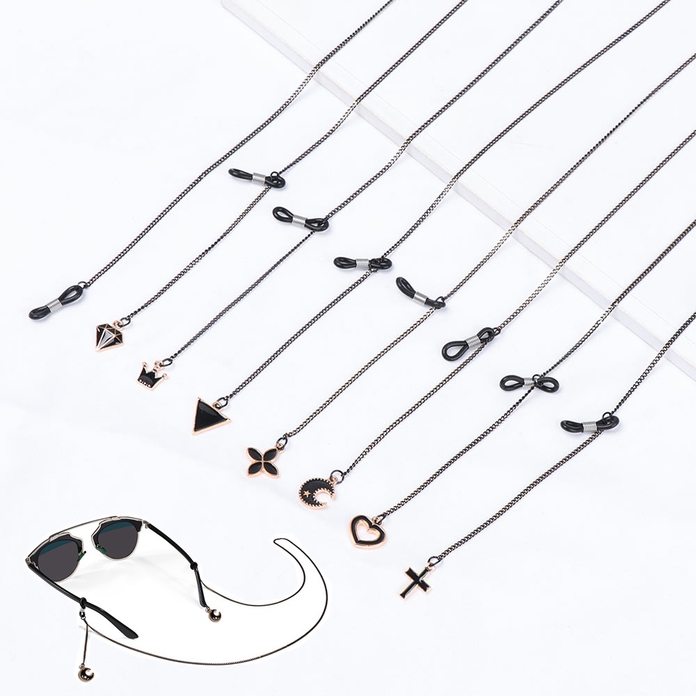 Dây đeo mắt kính màu đen chống trượt tiện lợi chất lượng cao