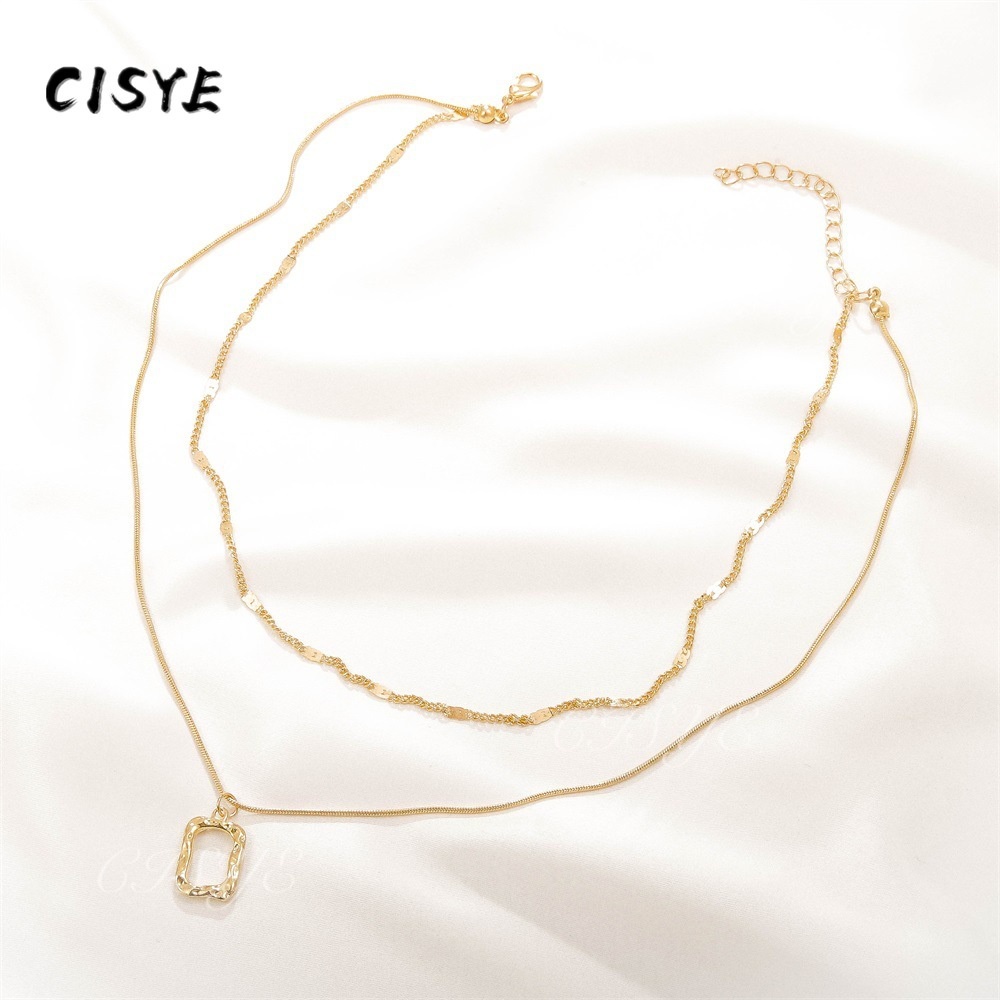 Dây chuyền hai lớp mặt hình học đơn giản