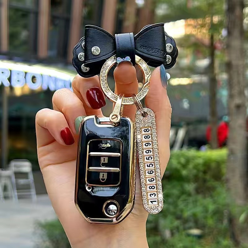 Vỏ Silicon Bảo Vệ Chìa Khóa Điều Khiển Từ Xa Cho Xe Hơi Honda CITY CIVIC JAZZ CRV ACCORD BRV HRV