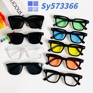 Kính Mát Gọng To Chống Ánh Sáng Xanh Phong Cách Retro Mắt Kính Gọng Vuông Chữ V Thời Trang Mắt Kính Gọng Vuông Chữ V Thời Trang Mắt kính unisex hot trend thời trang gọng kính mát nam nữ nhiều màu phong cách