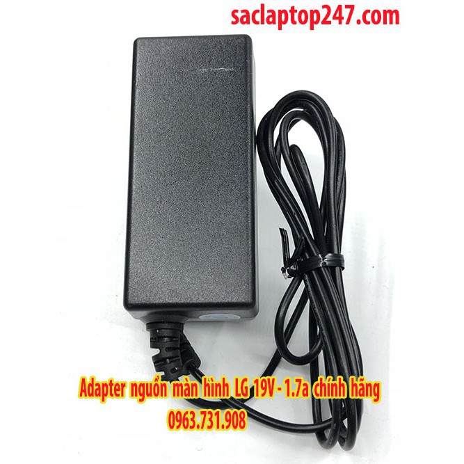 BÁN Adapter nguồn mành hình LG 19V 1.7A chính hãng 