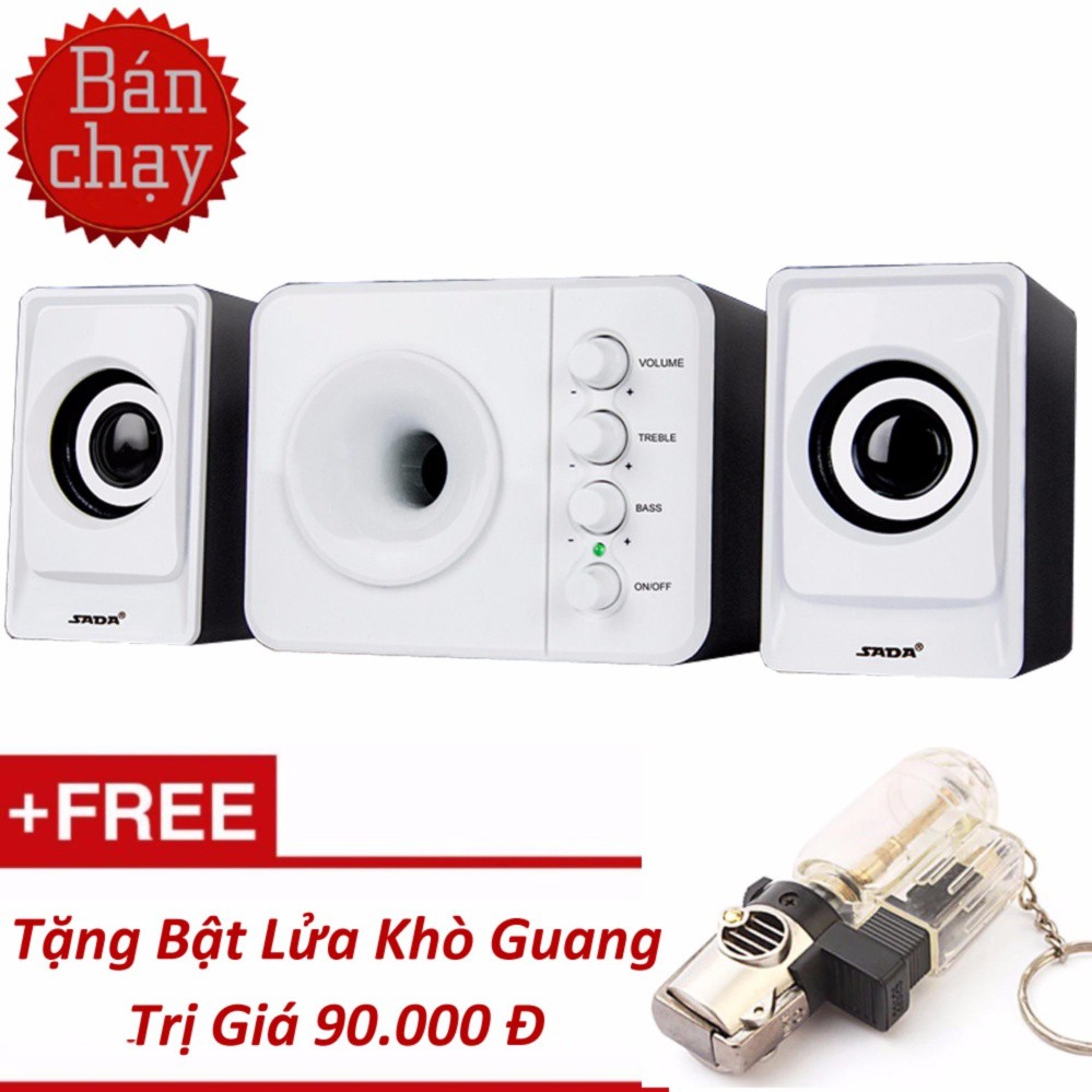 {SẬP GIÁ} {Video Test Loa} Bộ Loa Máy Tính USB SADA D-205 + Tặng Kèm BL Khò Guang | BigBuy360 - bigbuy360.vn