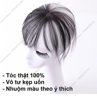 Tóc mái 3D giả tàng hình - Tóc thật 100%
