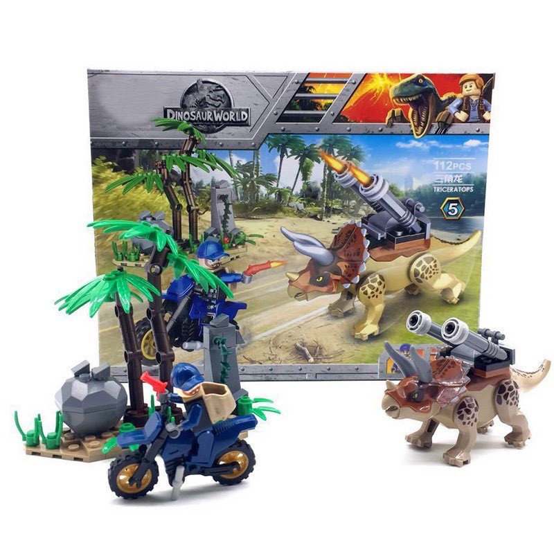 ĐỒ CHƠI Lego Công Viên Khung Long KHỦNG LONG BẠO CHÚA DINOSAUR WORLD QT30