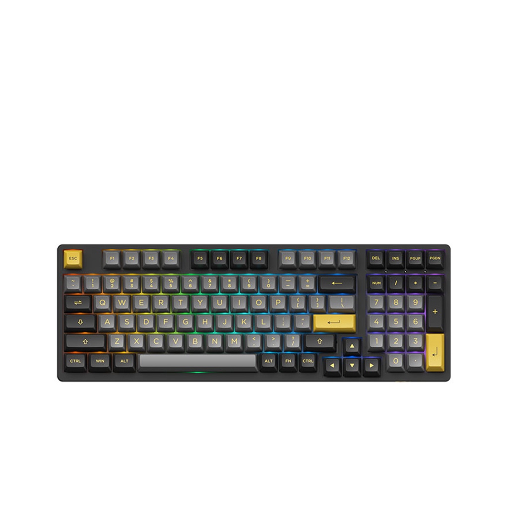 Bàn phím cơ AKKO 3098N Multimodes Black Gold Bảo Hành Chính Hãng 24 Tháng